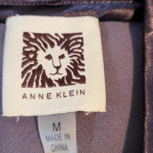 Anne Klein Sleeveless Sheath Dress‎ Cowl Neck Blue Size Medium - Picture 4 of 6